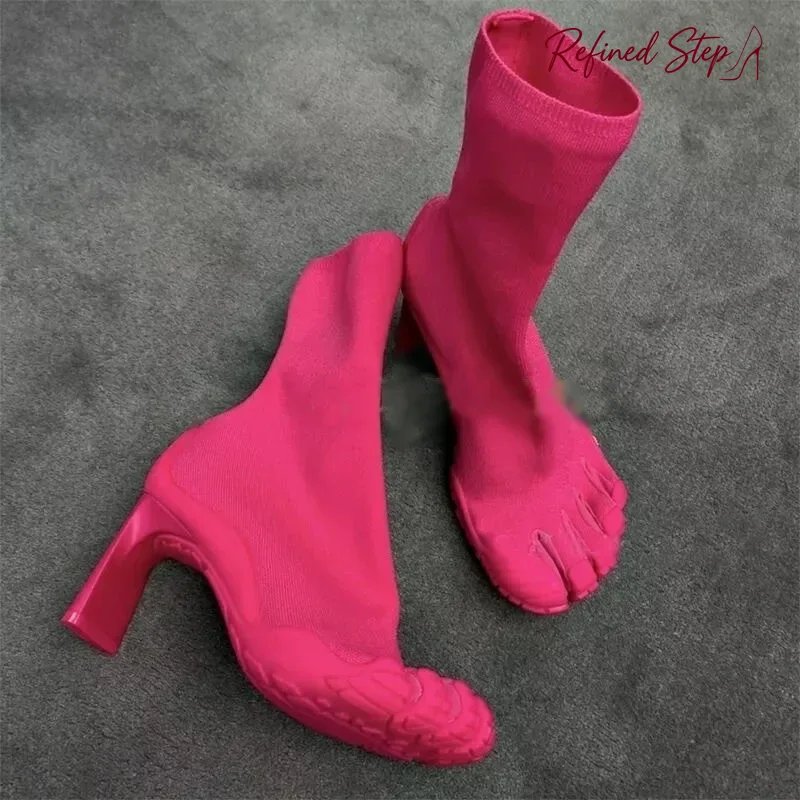 Fünf-Zehen-Modestiefel für Dam – Toe Sock Split Bewertung und Preis