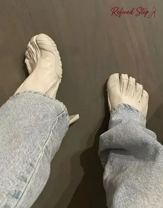Fünf-Zehen-Modestiefel für Dam – Toe Sock Split Bewertung und Preis