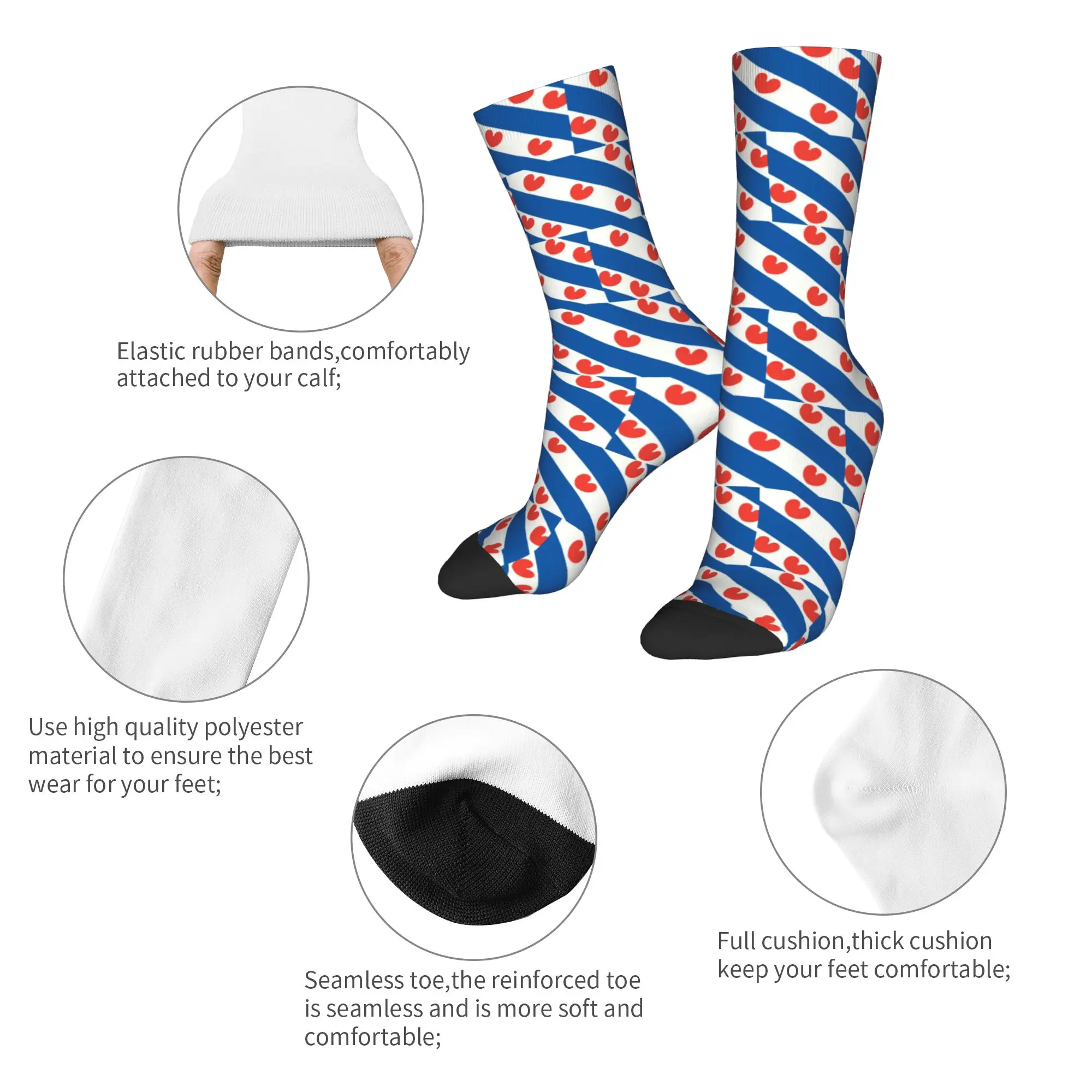 Personalisierte Friesland-Flag – Dress Sock Men Bewertung und Preis