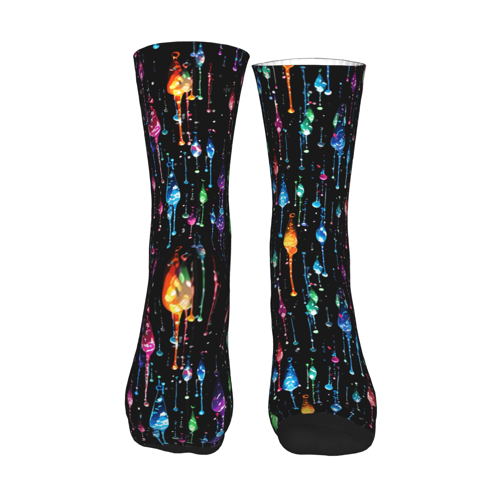 Socken mit tropfendem Regenbog – Dress Sock Men Bewertung und Preis