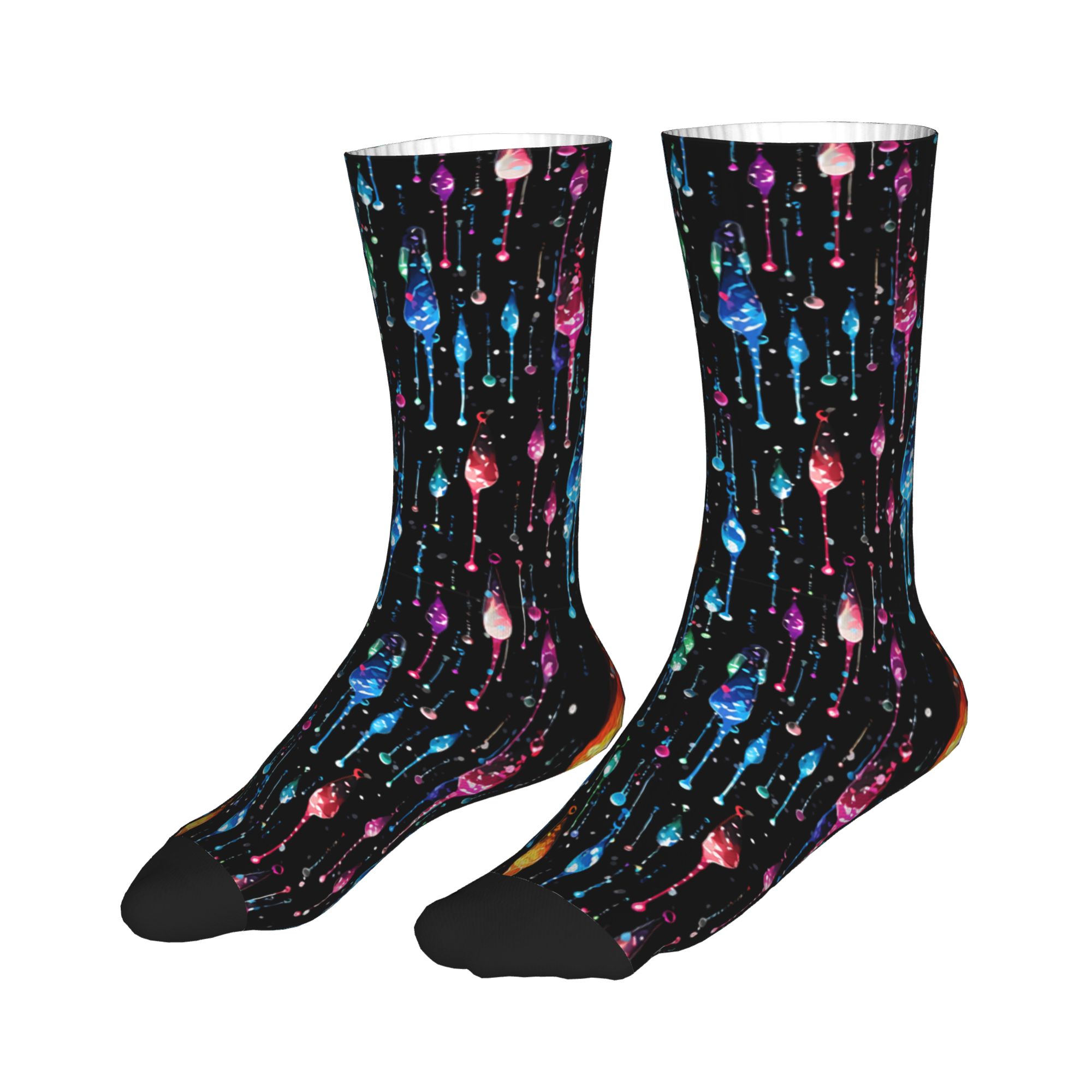 Socken mit tropfendem Regenbog – Dress Sock Men Bewertung und Preis